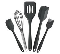 Wenrescry Ensemble de 5 ustensiles de pâtisserie, fouet et spatule en silicone, grattoir, contact alimentaire