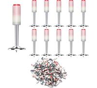 Wenrescry Lot de 100 Clous pour pistolet à clous, Clou beton,clous en acier pour pistolet à clous, clous pour béton et plafonds, idéal pour les fixations et les réparations, clous en acier 26 mm