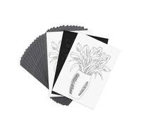 wenrescry Lot de 250 feuilles de papier transfert A4 noir 21 x 29,7 cm Papier carbone pour bois, papier, toile, tissu graphite réutilisable