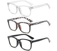 Wenrou 3 Pièces Lunettes Anti Lumière Bleue, Lunettes Bleue Light Blocker, Anti Lumière Bleue Blocage Lunettes, Lunette Lumiere Bleue, Lunettes De Jeu Anti-Fatigue Oculaire, Pour Femmes, Hommes