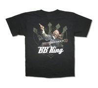 WENROU B.B. King Live 2008-2009 T-shirt pour homme Noir, Noir , 3XL