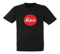 WENROU Leica Red Logo T-Shirt Noir, Noir , M