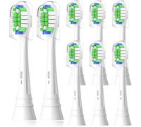 WENS Têtes de Brosse à Dents de Rechange Compatible avec Philips Sonicare, Brossette de Rechange pour ProtectiveClean, 8 Blanc
