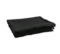 Wentex Pipe & Drape rideau de scène 300x120 cm, noir satiné