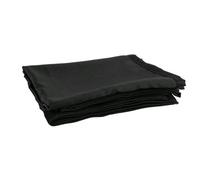 Wentex Pipe & Drape rideau de scène satin médium noir 300x300cm