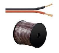 goobay - Câble pour haut-parleur en vrac - 0.75 mm² - 100 m - rouge/noir