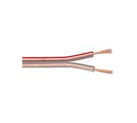 GOOBAY 15129 - Câble haut-parleur 2x1,5mm², 100 m transparent CU