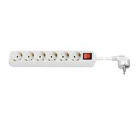 Wentronic 38845 multiprise 5 m 6 sortie(s) CA Intérieure Blanc
