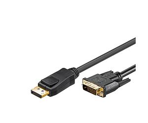 Wentronic 51960 Câble vidéo DP/DVI 1 m Noir