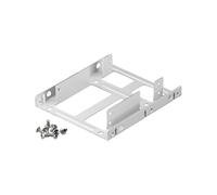 Goobay Cadre de montage double 9595875 – 8,9 cm pour disque dur 6,35 cm, métal, 1 pièce