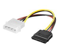 wentronic - Adaptateur secteur - alimentation interne 4 plots (M) pour alimentation SATA (M) - 13 cm