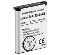 Wentronic Batterie type Li-40B NP-45 Fuji NP-80, Casio EN-EL10 D-LI63 740 mAh (Import Allemagne)