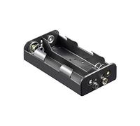 Goobay Support de pile 11457 4x LR14 (C) – raccordement empreinte 9V – 62,5x55,8x23,5 mm