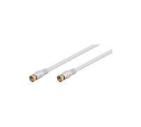 Wentronic bkf 350-g sat accès kabelf-plug à f-plug (plaqué or) 3,5 m blanc