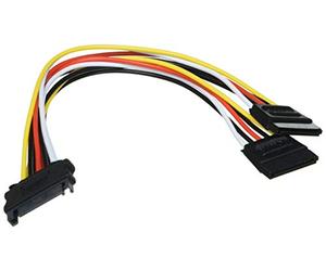 WENTRONIC Câble d'alimentation interne PC SATA Femelle - 2 x SATA Mâle 0,2 m