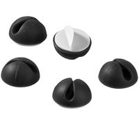 Wentronic Cable Guide - Black (Pack of 5)