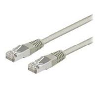 wentronic - Câble réseau - RJ-45 (M) pour RJ-45 (M) - 1 m - FTP - CAT 5e - gris G