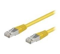 wentronic - Câble réseau - RJ-45 (M) pour RJ-45 (M) - 3 m - FTP - CAT 5e - jaune G