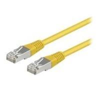 wentronic - Câble réseau - RJ-45 (M) pour RJ-45 (M) - 50 cm - FTP - CAT 5e - jaune G