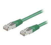 wentronic - Câble réseau - RJ-45 (M) pour RJ-45 (M) - 50 cm - FTP - CAT 5e - vert G