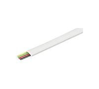 Goobay Câble téléphonique plat 4 conducteurs Bobine de 100 m Blanc (Import Allemagne)