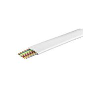 Wentronic Câble téléphonique plat 8 conducteurs Bobine de 100 m Blanc (Import Allemagne)