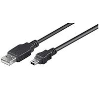 Goobay Câble USB 50768 – USB 2.0, 3 m, USB A vers Mini-USB B – Noir