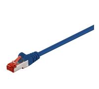Wentronic CAT 6-100 SSTP PIMF Blue 1m, 1 m, mâle/mâle, bleu