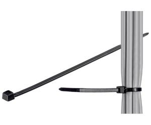 Wentronic Collier de serrage pour câbles en nylon résistant aux intempéries 200 x 3,5 mm Noir Lot de 100 (Import Allemagne)