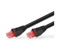 Goobay Câble de réseau 55432 Cat6 U/UTP Noir 10 m