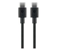 Wentronic Goobay Câble de synchronisation et charge USB-C 1 m noir 66318 Quantité:1