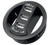 Goobay Répartiteur/Concentrateur de Montage 93893 USB 2.0 Hi-Speed Triple