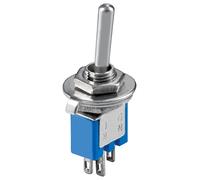 Wentronic MS 244 LC - Coupes-Circuits (3A, 125V, Bleu, Argent)