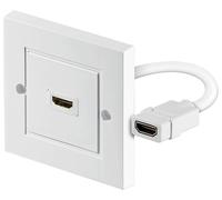 Wentronic Prise Murale HDMI (1 Prise Femelle a HDMI blindée) (Import Allemagne)