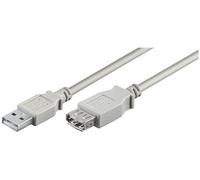 Goobay Câble rallonge USB 2.0 Hi-Speed 50960 – Gris, 1,8 m
