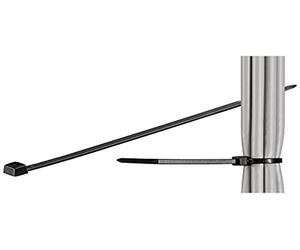 Wentronic Serre-câble Nylon résistant aux intempéries 200 x 2,5mm Noir Lot de 100 (Import Allemagne)