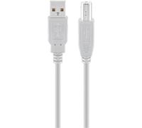 Wentronic USB 2.0 AB 180 LC HiSpeed 2.0, 1.8m, USB A, USB B, mâle/mâle, 1.8 m