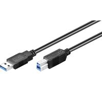 wentronic - USB-Kabel - USB Typ A (M) bis USB Type B (M) - USB 3.0 - 3 m - Schwarz