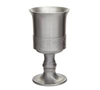 Wentworth Pewter - Calice médiéval en étain, verre à pied à finition antique