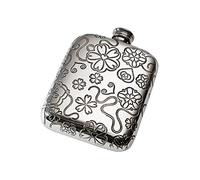 Wentworth Pewter- Yorkshire Motif rose en étain Coussin Poche Flasque, Spirit Flasque