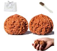 Wenwan - boule de noix chinoise, Fidget, noix et Massage, anti-Stress, jouet de soins de santé, nouvelle collection 2026(2pcs)