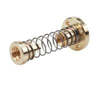 wenwendianzi 1 jeu de pièces d'imprimante 3D 8mm TR8-8mm 4mm 2mm, vis trapézoïdale avec Anti-jeu, pas d'écrou Anti-jeu 2mm(Lead 4mm)