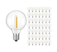 wenwendianzi Ampoules LED G40 Basse Tension DC12V 24V 1W E12 rétro en Plastique(50 Pack_DC 24V_1W)
