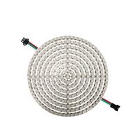 wenwendianzi Anneau de Pixels Circulaire RGB, Module DIYLED Polychrome, Circuit intégré WS2812, lumière LED SMD 5050, DC5V(241Leds White)