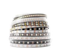 wenwendianzi Bande Lumineuse LED RGBW SK6812 4 en 1, similaire à WS2812B, 1m 4m 5m 30 60 144 s, adressable Individuellement, IP30 65 67 5V(1m 30 IP30,RGBCW_White PCB)