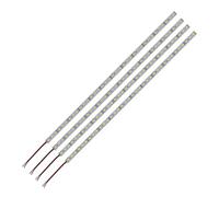 wenwendianzi Barre Lumineuse LED en Aluminium, 12V, 5 pièces, 10 pièces, 20 pièces, Bande Rigide, 12V, 25cm, 50cm, 5054, Barre Lumineuse sous-Meuble, Blanc/Bleu/Rose(5pcs 25cm 18LEDs,Red)