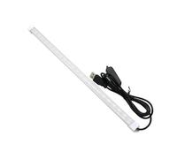 wenwendianzi Barre Lumineuse LED USB SMD 5630, Bande Rigide, lumière Dure avec Interrupteur Marche/arrêt, éclairage d'armoire de Cuisine, 10CM 20CM 35CM 40CM 50CM 5V(Natural White,10CM Milky Cover)
