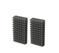 wenwendianzi Brosse à buse en Silicone, ajout de 4 buses, brosse d'essuyage, essuyage de la tête d'imprimante, pièces d'imprimante 3D(2 PCS)