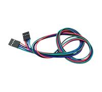 wenwendianzi Câble femelle à femelle 70cm, 1/5 pièces, 2/3 broches/4 broches, câble d'imprimante 3D, Terminal de tête, fil de raccordement, ligne à double tête(4-pin,5pcs)