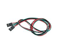 wenwendianzi Câble femelle à femelle 70cm, 1/5 pièces, 2/3 broches/4 broches, câble d'imprimante 3D, Terminal de tête, fil de raccordement, ligne à double tête(3-pin,1pcs)